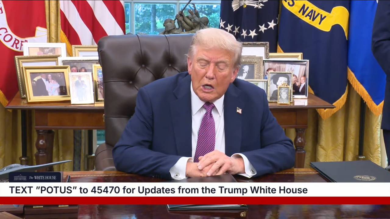 White House - Pres. Trump: "We just set a record on low crime in Washington, DC"