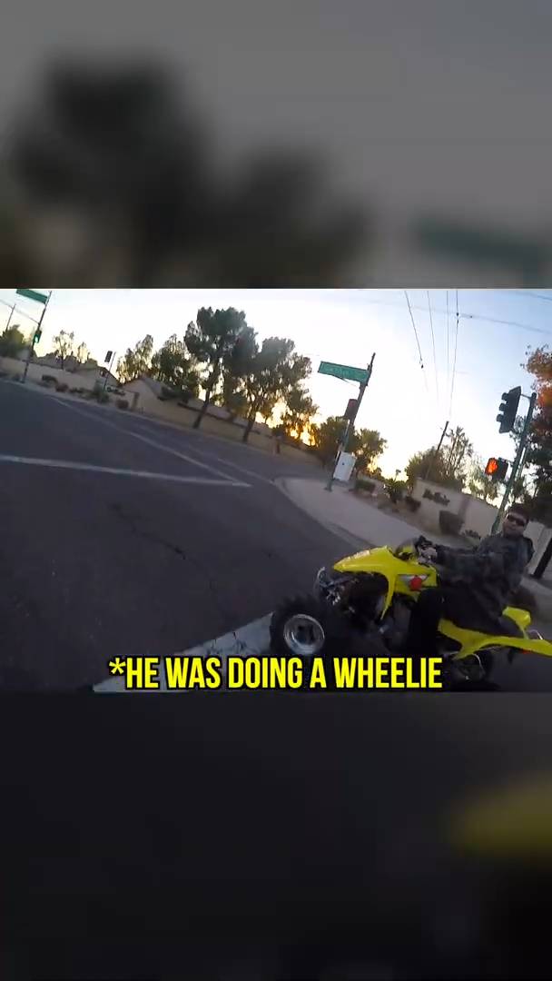 We wheelied together 