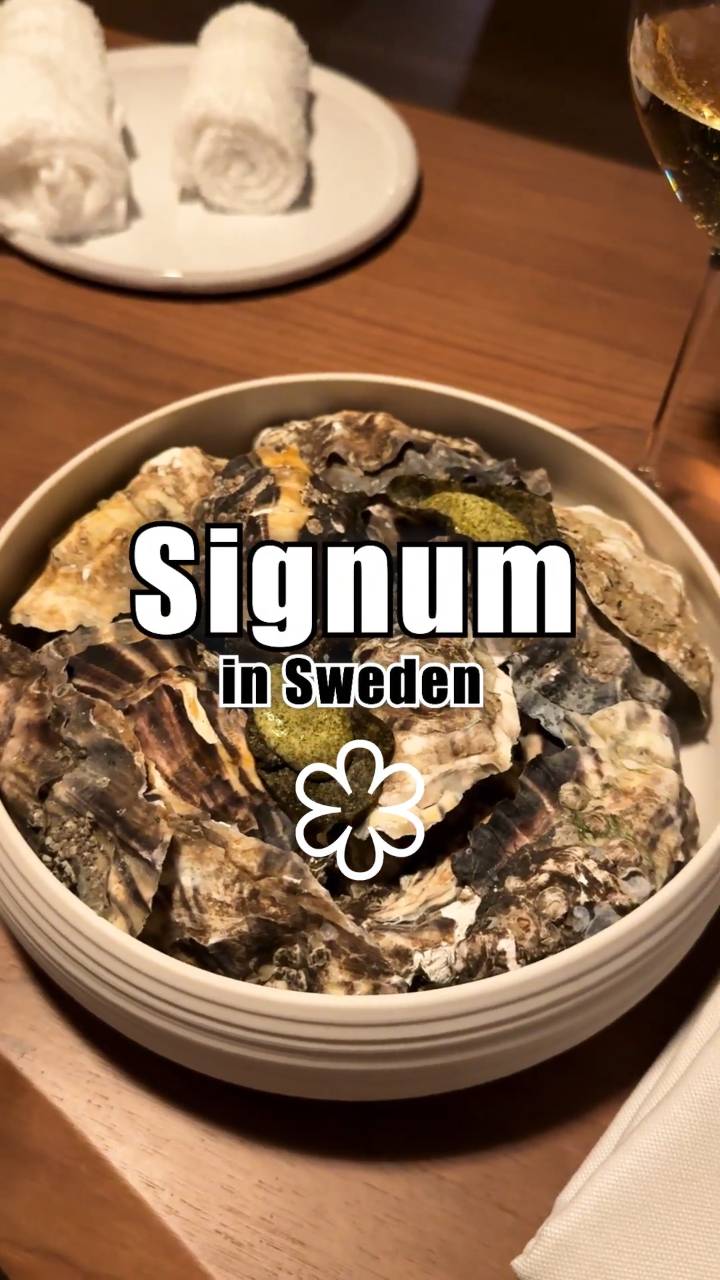 Et av våre beste måltider i år på Restaurant Signum i Vest-Sverige