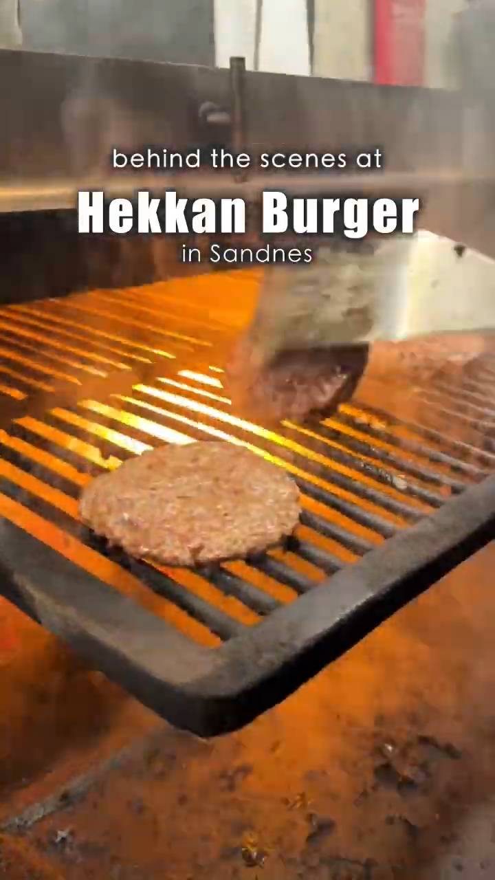Hvordan de lager den begrensede utgaven tørr-lagret burger på Hekkan Burger i Sandnes