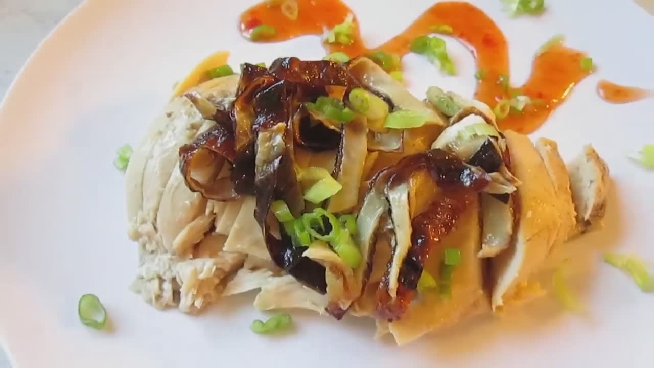 Chinese-style roasted bird