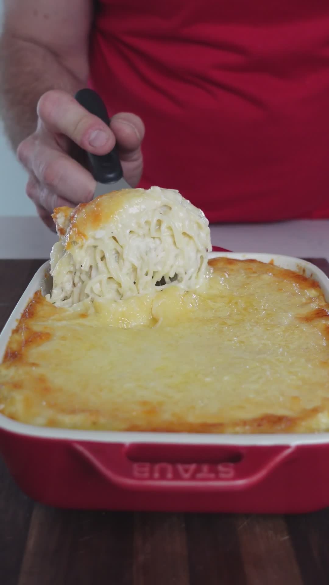 Baked pasta dish for family meals