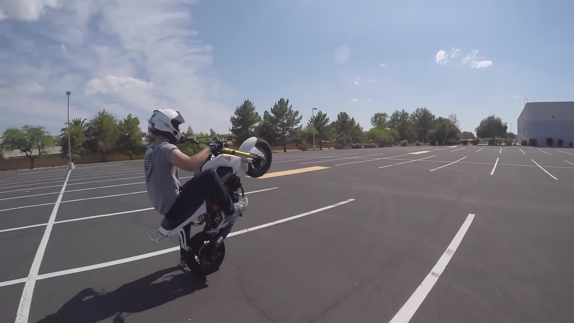 Small bike wheelie tutorial