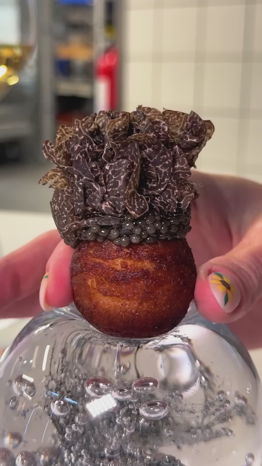 Hummer donut på verdensklasse restaurant