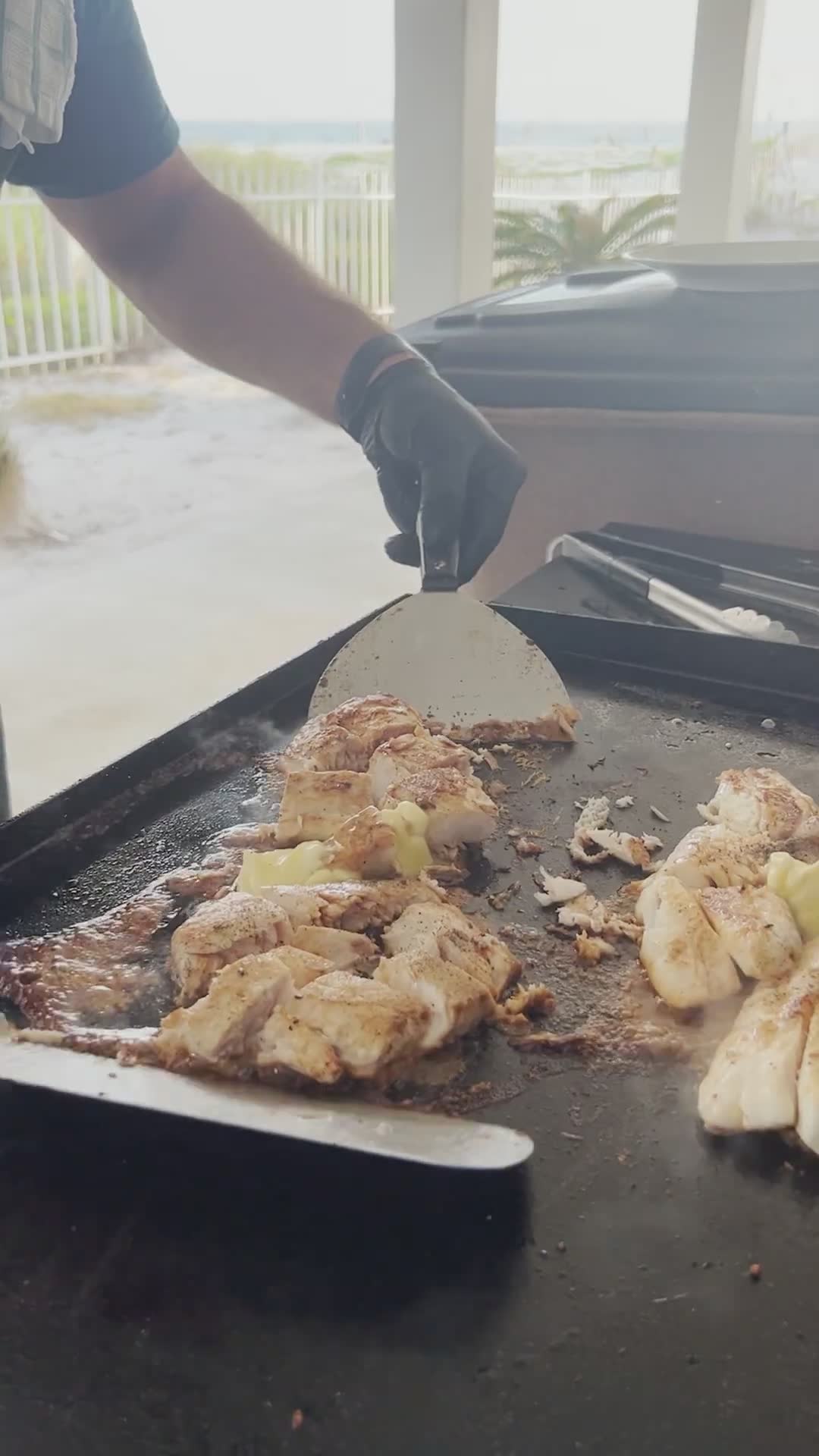 Beach hibachi teppanyaki dinner