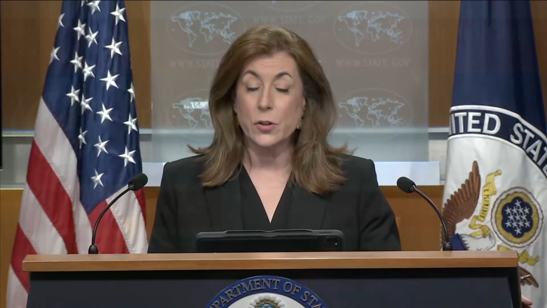 Dep. of State Press Briefing - Tammy Bruce: “ The Department of state has provided information and support to over 25,000 people”
