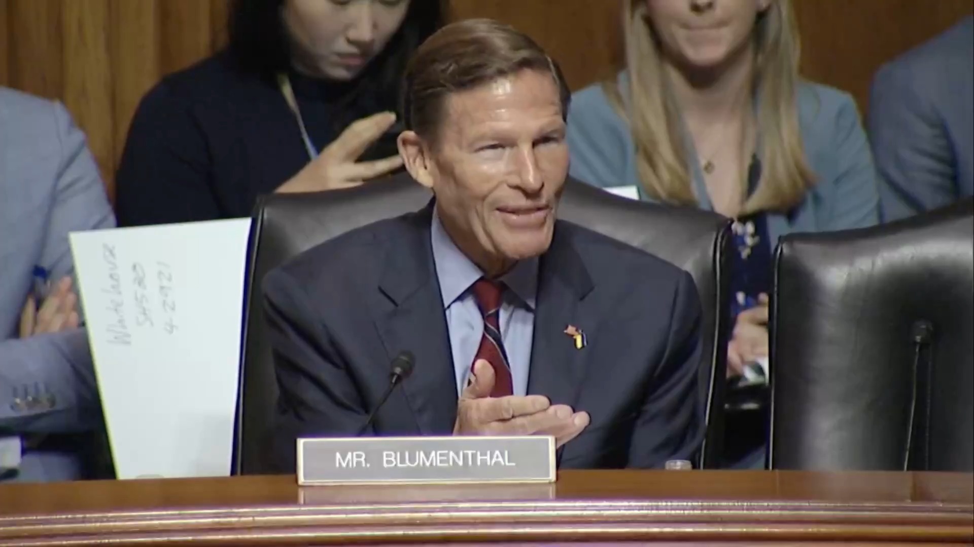 Senate Judiciary - Sen. Blumenthal (D-CT): “You’re going to have to offer evidence that proves your allegations”