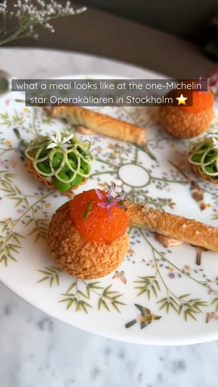 Operakällaren | Slik ser et måltid ut på den ene Michelin-stjerne fine dining restauranten i Stockholm