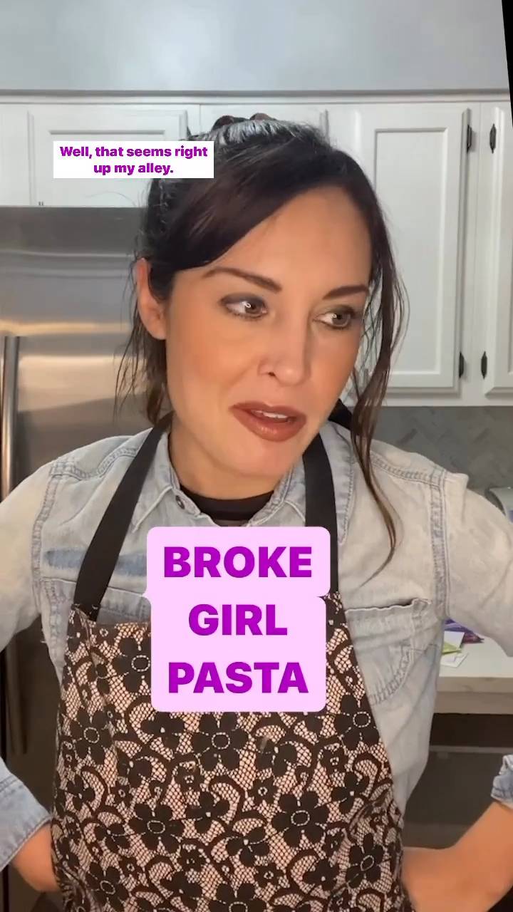 Incredible broke girl pasta