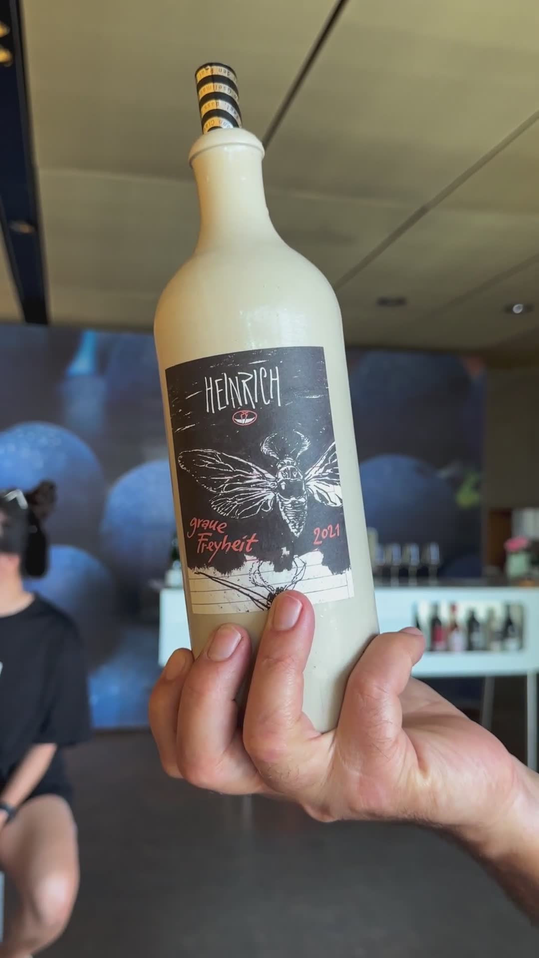 Besøke vingården til naturvinprodusenten Heinrich i Østerrike