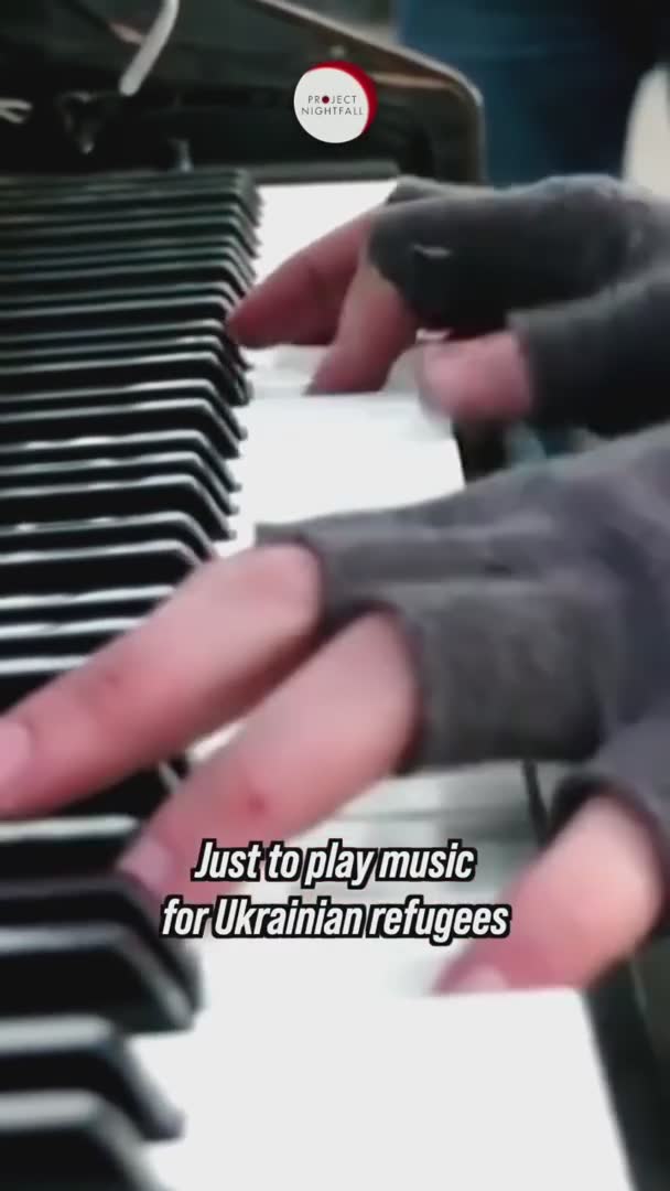 He plays for Ukrainian people