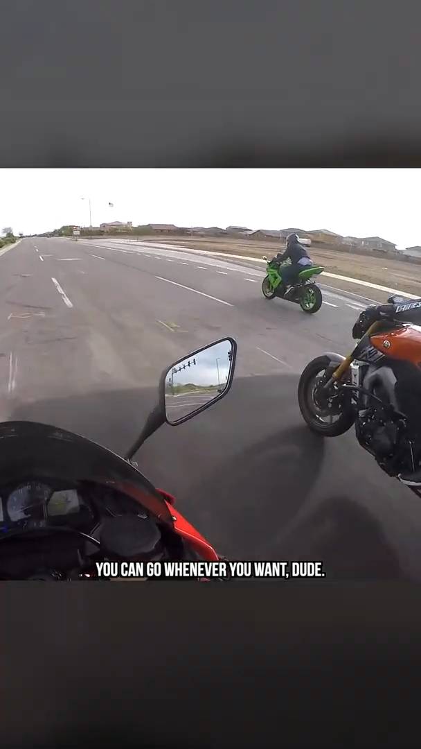 Wheelie on the FZ09