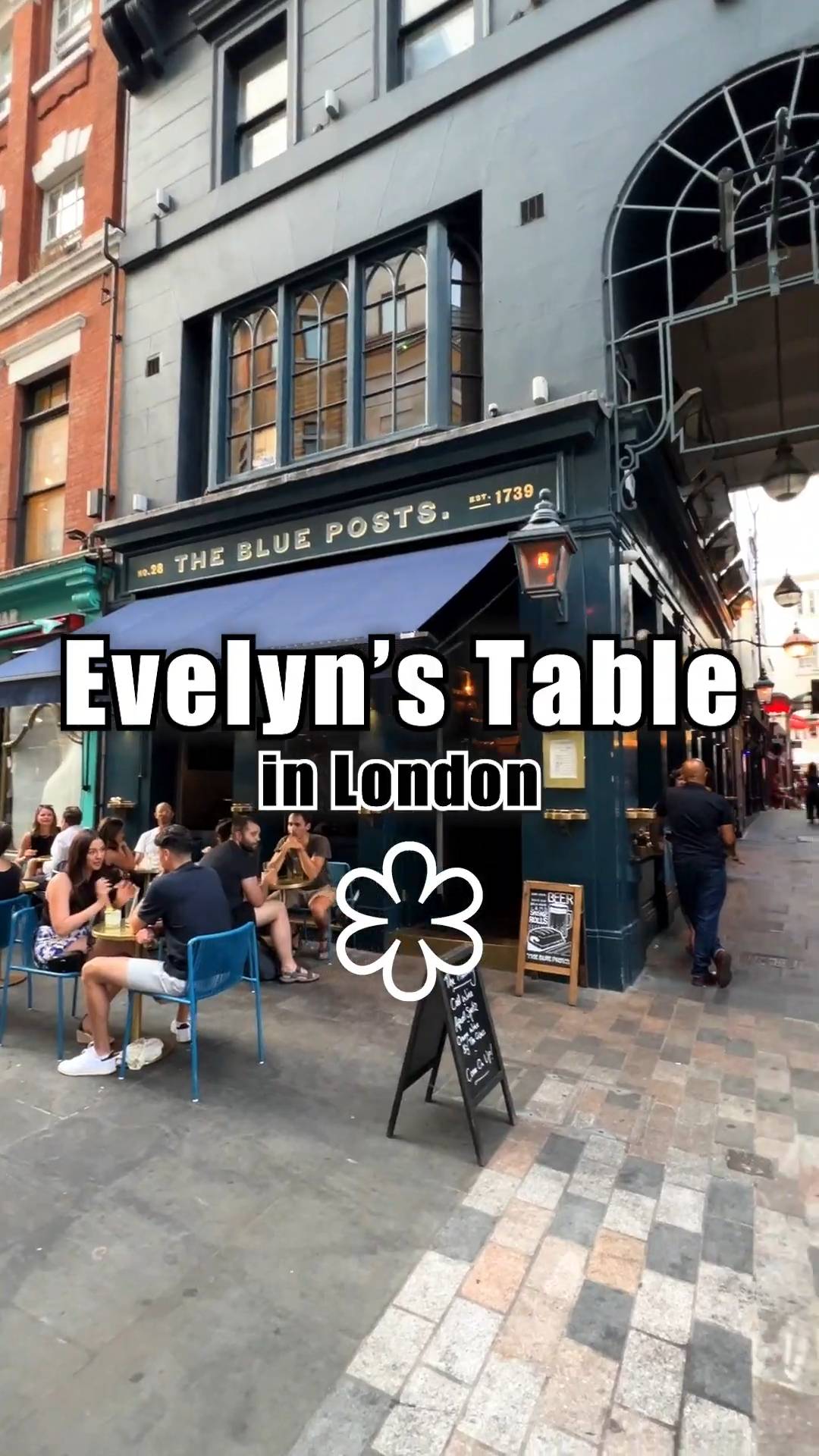 Slik ser et måltid ut på Evelyn's Table i London, UK
