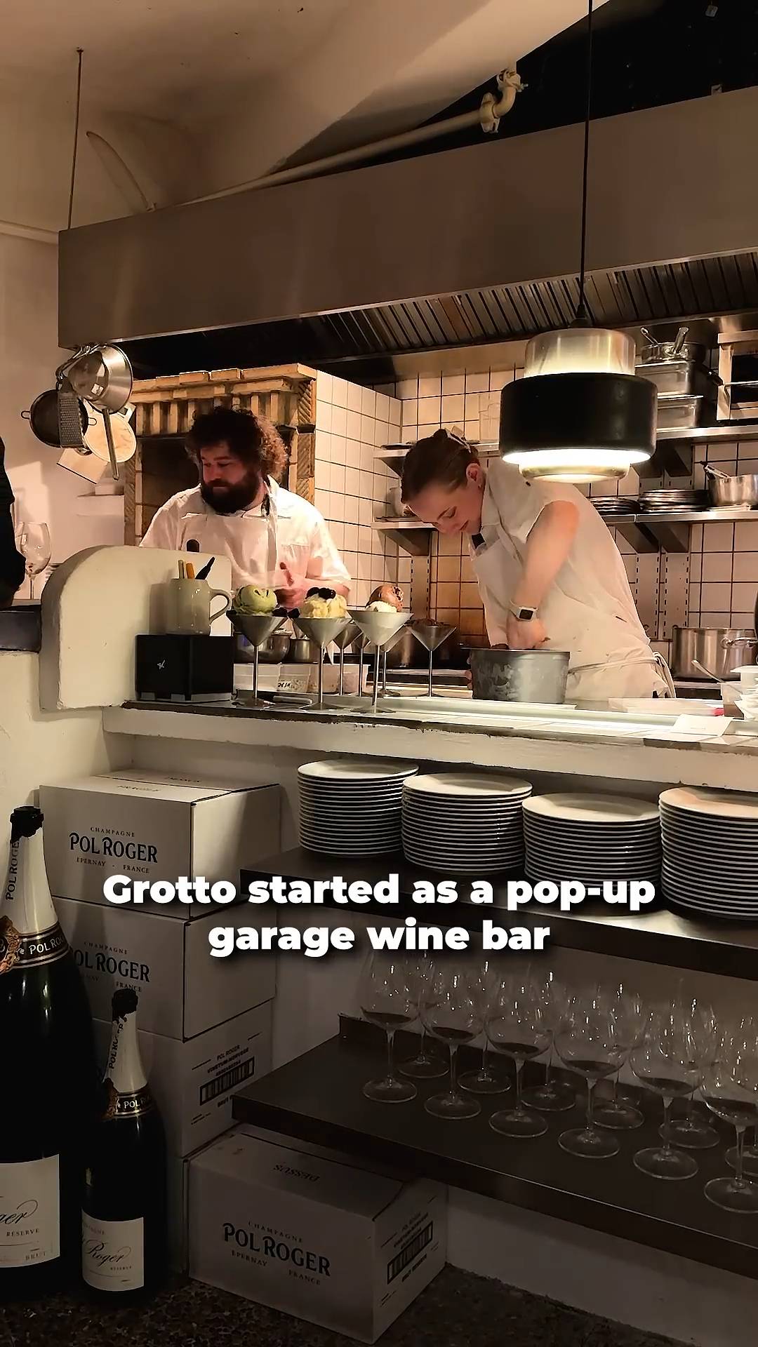 Hva et måltid ser ut som på French bistro Grotto i Oslo