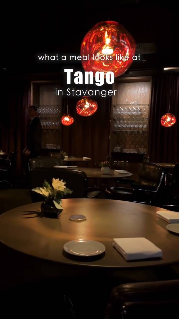 Hva et måltid ser ut som på Tango i Stavanger