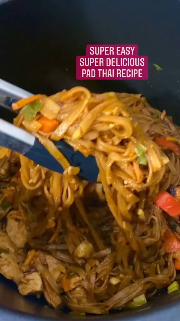 This simple homemade pad thai is incredible