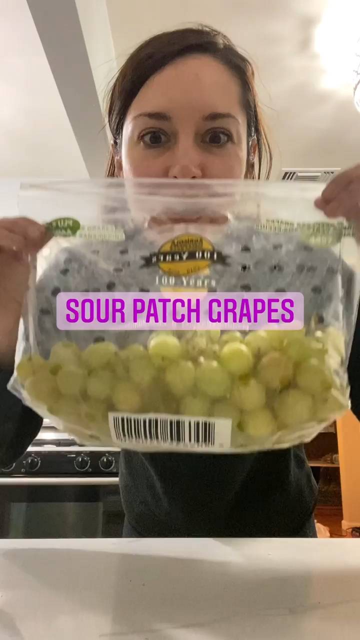 You have to try these sour patch grapes
