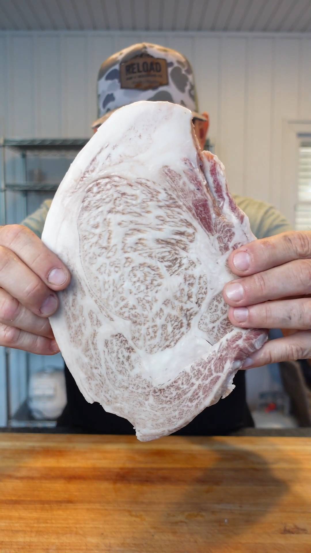 $125 steak cooked at 1500 degrees on the grill