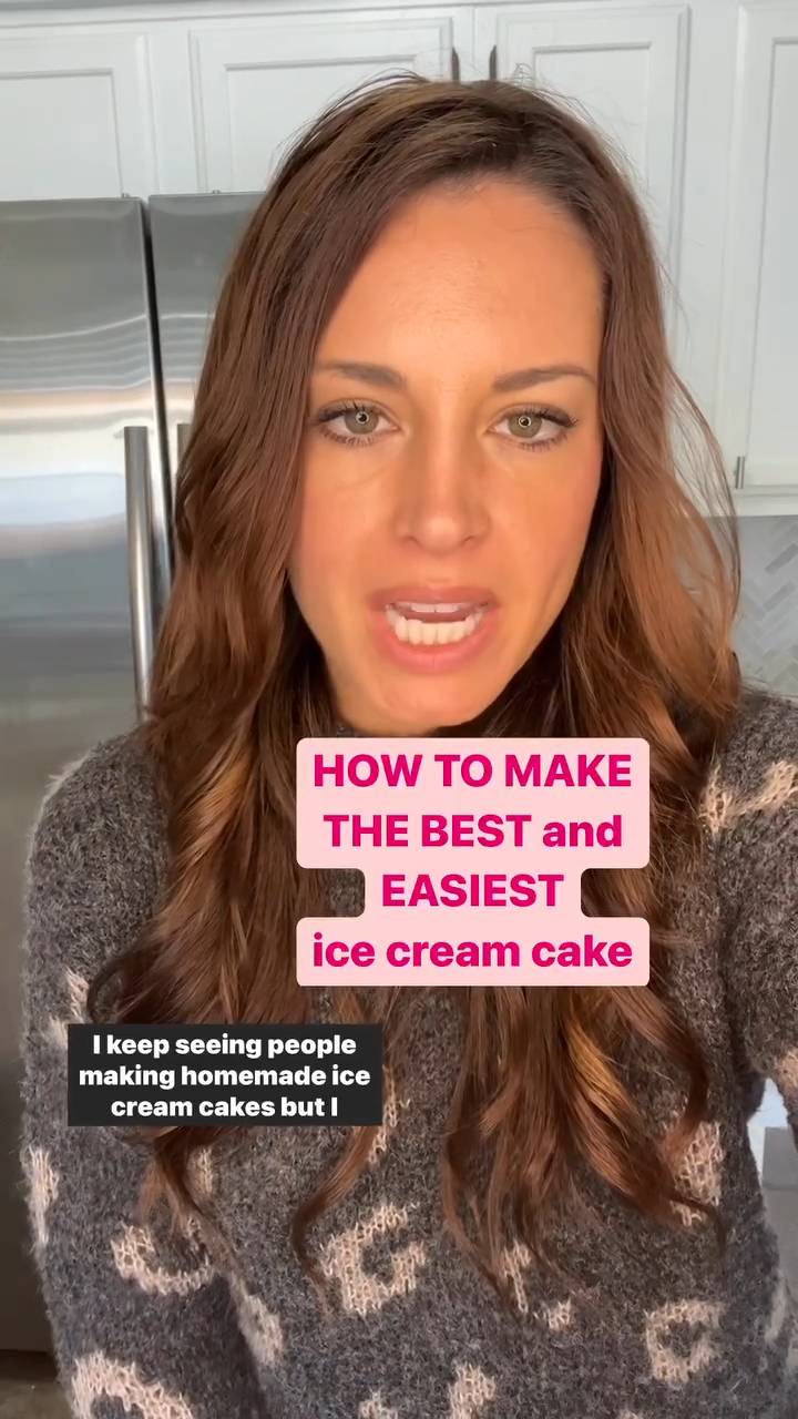 Homemade ice cream cake made simple