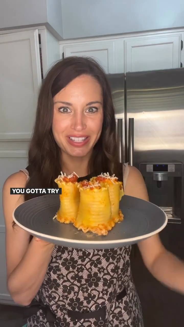 These lasagna roll ups are so good